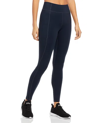 Cejoli Pocket Leggings In Navy