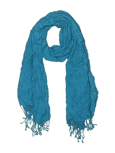 Pre-owned Cejon Accessories Inc. Scarf In Blue