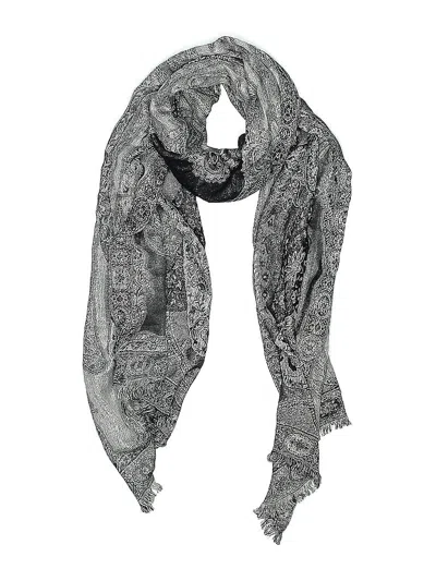Pre-owned Cejon Accessories Inc. Scarf In Gray