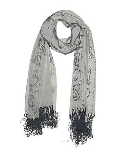 Pre-owned Cejon Accessories Inc. Scarf In Gray