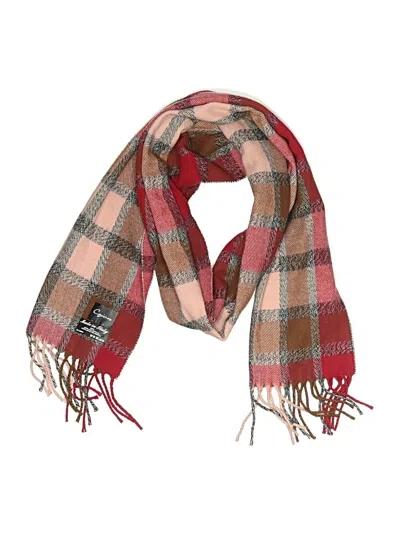Pre-owned Cejon Accessories Inc. Scarf In Red