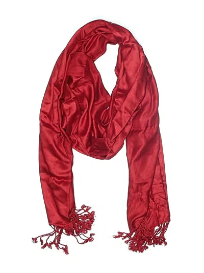 Pre-owned Cejon Accessories Inc. Scarf In Red