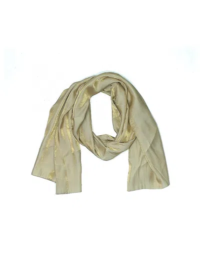 Pre-owned Cejon Accessories Inc. Scarf In White