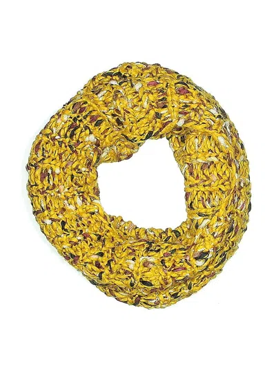 Pre-owned Cejon Accessories Inc. Scarf In Yellow