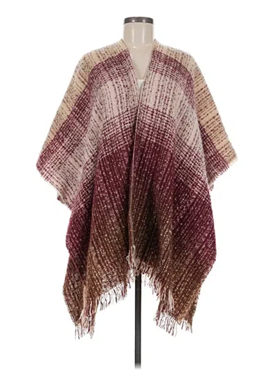 Pre-owned Cejon Poncho In Red