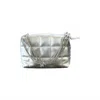 Cejon Quilted Box Bag In Silver In Silver