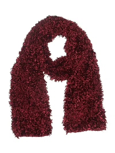 Pre-owned Cejon Scarf In Burgundy