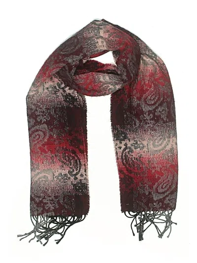 Pre-owned Cejon Scarf In Burgundy