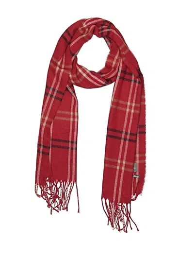 Pre-owned Cejon Scarf In Burgundy