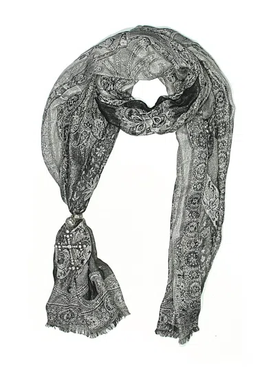Pre-owned Cejon Scarf In Silver