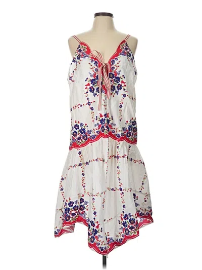 Pre-owned Celandine Casual Dress In White