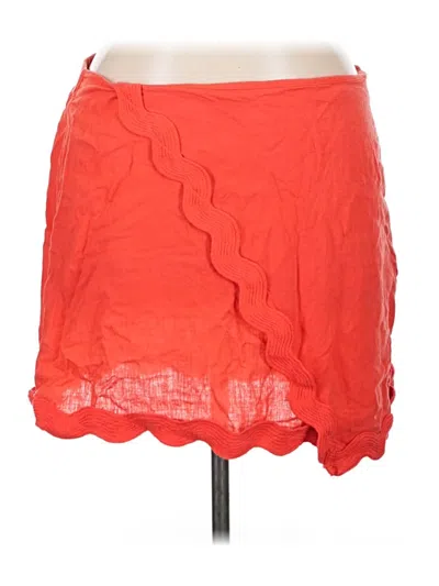 Pre-owned Celandine Casual Skirt In Red