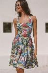 Celandine Daniella Manini X  Tiered Bustier Mini Dress
