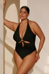 Celandine Everly Cutout One-piece Swimsuit In Black