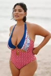 Celandine Everly Cutout One-piece Swimsuit In Red