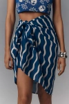Celandine Fiona Printed Sarong In Blue