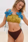 Celandine Floral Beaded Cami In Blue