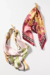 Celandine Hair Scarves, Set Of 2 In Multi