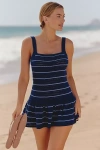 Celandine Knit Mini Dress In Blue
