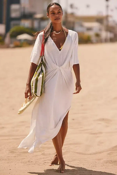Celandine Long-sleeve Ruched Maxi Dress