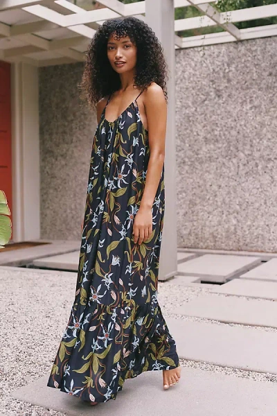Celandine Malika Gauze Maxi Dress By  In Multi