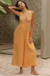 Celandine Sleeveless Plunge Jumpsuit