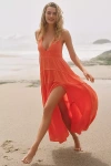 Celandine Sleeveless Plunge Midi Dress