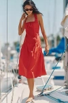 Celandine Sleeveless Smocked Open-back Midi Dress