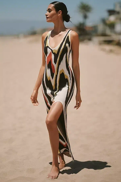 Celandine Sleeveless Sweater Midi Dress In Sand