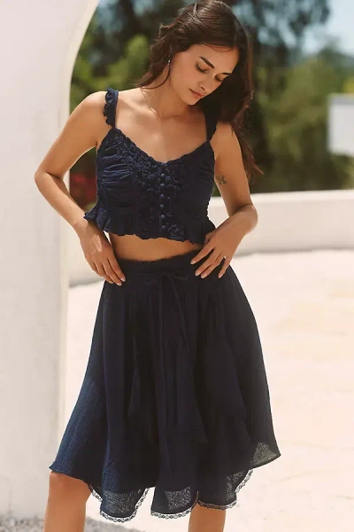 Celandine Smocked Crop Top