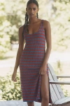 Celandine Striped Knit Midi Dress