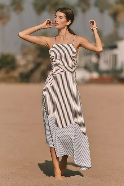 Celandine Sunshine Stripe Mini Dress In Multi