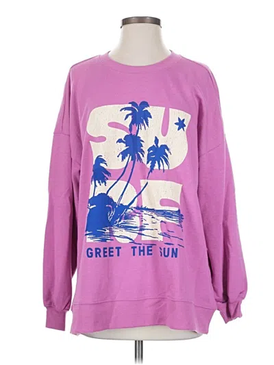 Pre-owned Celandine Sweatshirt In Purple