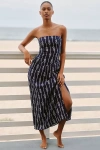 Celandine The Aliza Strapless Maxi Dress By : Drop-waist Edition