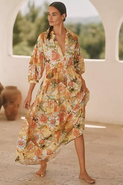 Celandine The Carolita Printed Shirt Dress By Emily Carter X  In Multi