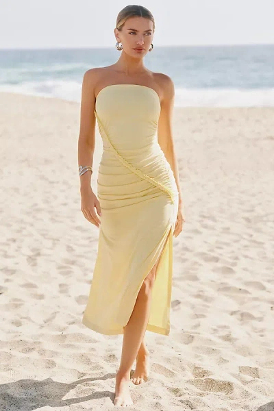Celandine The Gabbie Strapless Ruched Tube Dress By