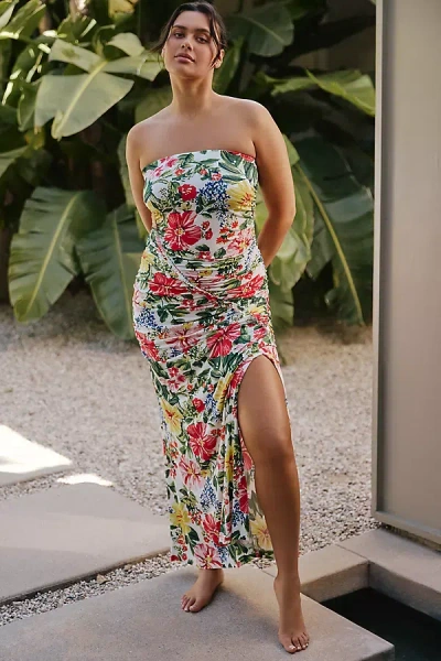 Celandine The Gabbie Strapless Ruched Tube Dress By