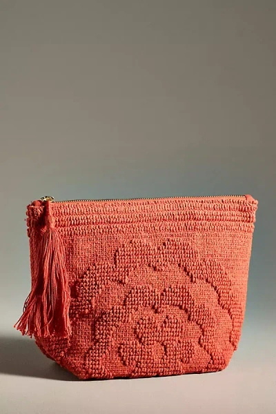 Celandine Trellis Cotton Cosmetic Bag