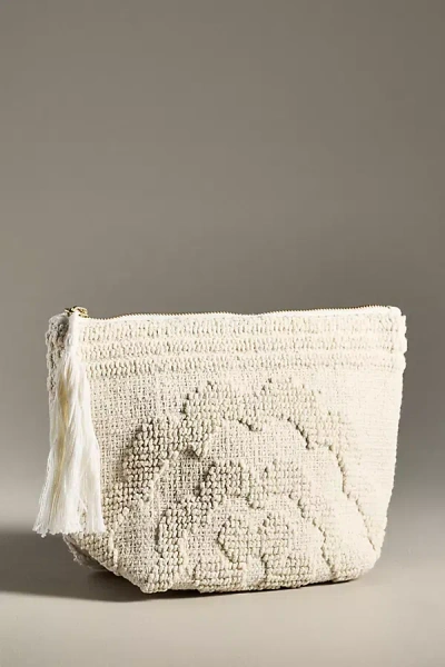 Celandine Trellis Cotton Cosmetic Bag