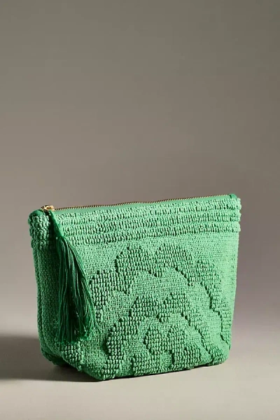Celandine Trellis Cotton Cosmetic Bag
