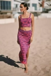 Celandine Wool + Nature X  Knit Midi Skirt In Multi