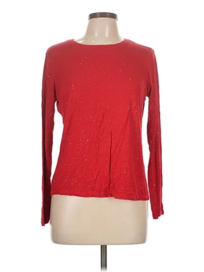 Pre-owned Celebrate Together Long Sleeve T-shirt In Red
