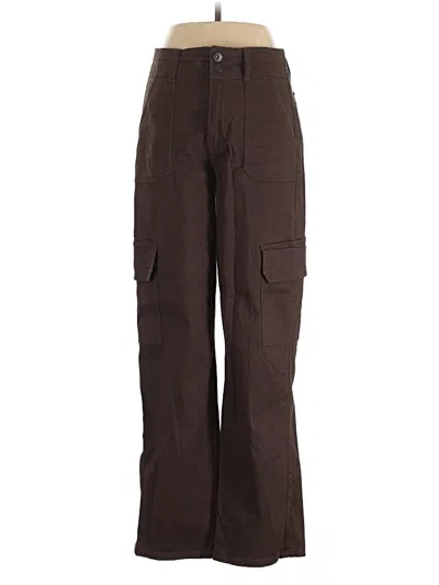 Pre-owned Celebrity Pink Cargo Pants In Brown