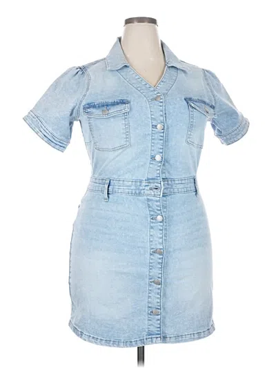 Pre-owned Celebrity Pink Casual Dress In Blue