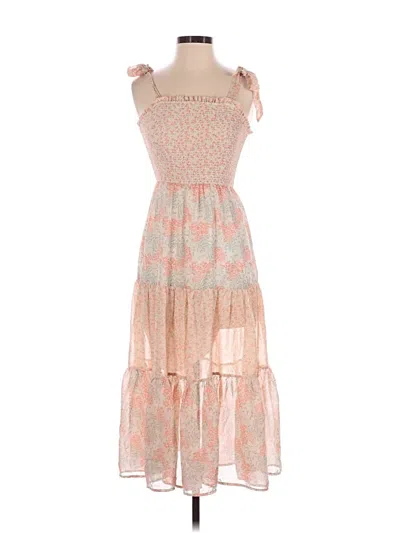 Pre-owned Celebrity Pink Casual Dress In Pink