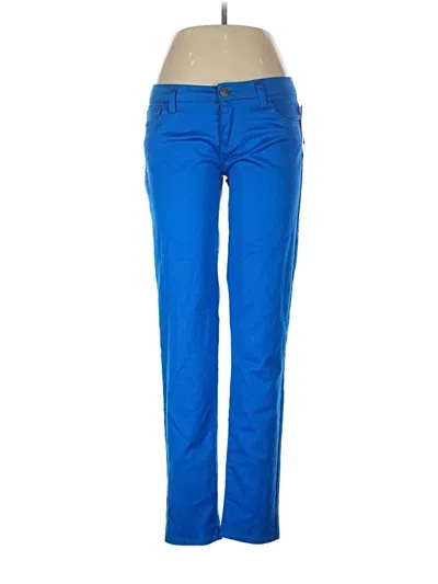 Celebrity Pink Casual Pants In Blue