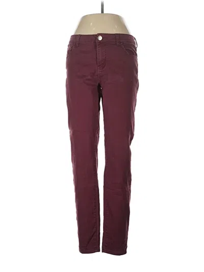 Pre-owned Celebrity Pink Casual Pants In Burgundy