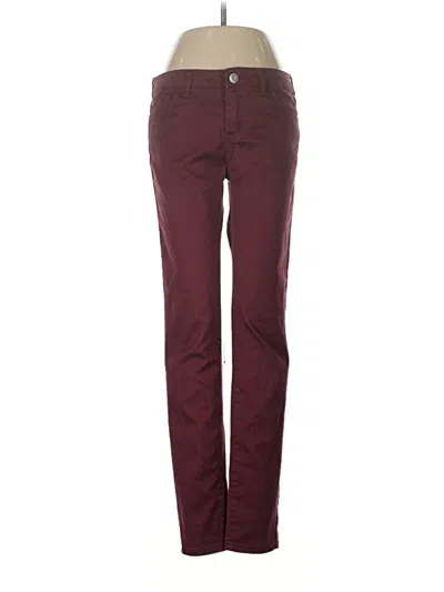Pre-owned Celebrity Pink Casual Pants In Burgundy