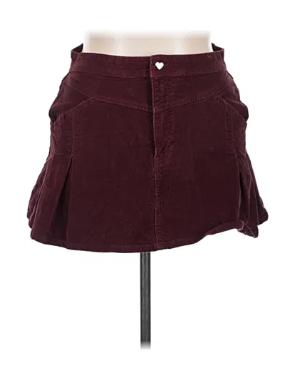 Pre-owned Celebrity Pink Casual Skirt In Burgundy