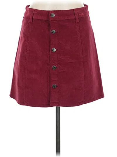 Pre-owned Celebrity Pink Casual Skirt In Burgundy